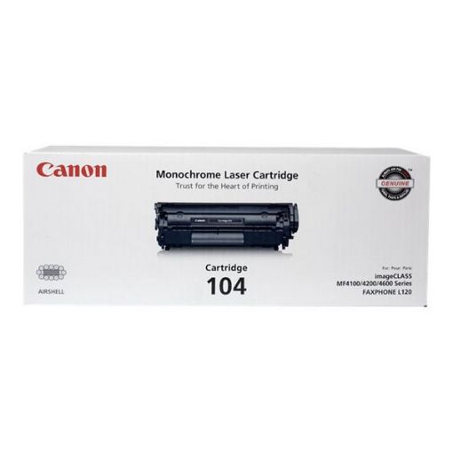 Picture of Canon 0263B001AA (Canon 104, FX-9, FX-10) Black Toner Cartridge (2000 Yield)