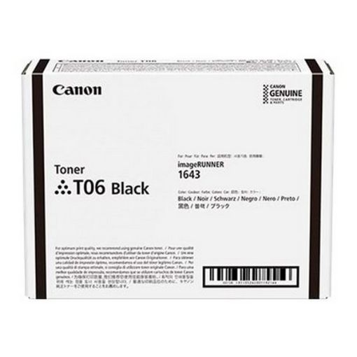 Picture of Canon 3526C001AA (Canon T06) Black Toner Cartridge (20000 Yield)