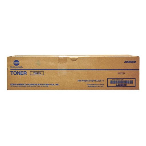 Picture of Konica Minolta A202032 (TN-415) Black Toner Cartridge (25000 Yield)