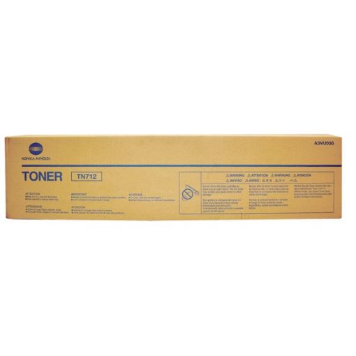 Picture of Konica Minolta TN-712 (A3VU030) Black Toner Cartridge (40800 Yield)