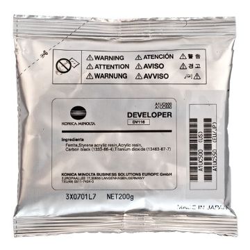 Konica Minolta A1UC500 (DV-116) Black Developer (55000 Yield) Konica Minolta A1UC500 (DV-116) Black Developer (55000 Yield)