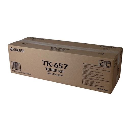 Picture of Kyocera Mita 1T02FB0US0 (TK-657) Black Toner Cartridge (47000 Yield)