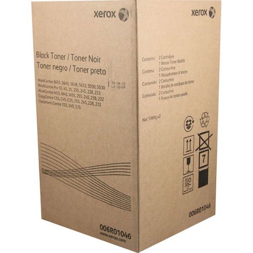 Picture of Xerox 6R1046 Black Toner Cartridges (2 pack) (60000 Yield)