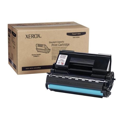Picture of Xerox 113R00711 (113R711) Black Laser Toner Cartridge (10000 Yield)