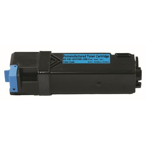 Picture of Compatible T107C (330-1437, 330-1390, FM065) Cyan Toner Cartridge (2500 Yield)