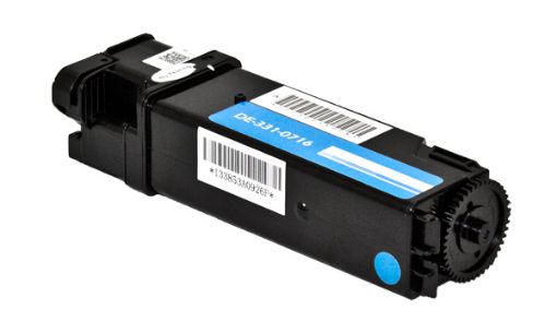 Picture of Compatible 3JVHD (331-0713, WHPFG) High Yield Cyan Toner Cartridge (2500 Yield)