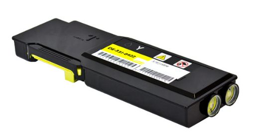 Picture of Remanufactured F8N91 (331-8430, MD8G4) Extra High Yield Yellow Toner Cartridge (9000 Yield)
