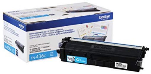 Picture of Brother TN-436C Super High Yield Cyan Toner Cartridge (6500 Yield)