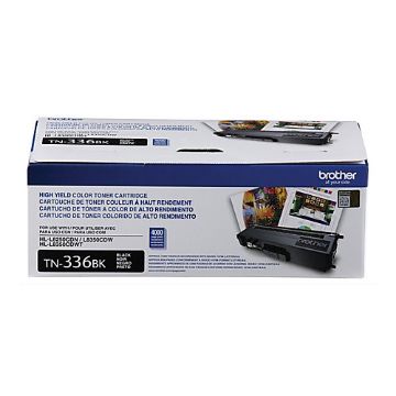Brother TN-336bk High Yield Black Toner Cartridge (4000 Yield) Brother TN-336bk High Yield Black Toner Cartridge (4000 Yield)