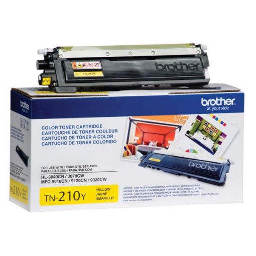 Picture of Brother TN-210Y Yellow Toner Cartridge (1400 Yield)