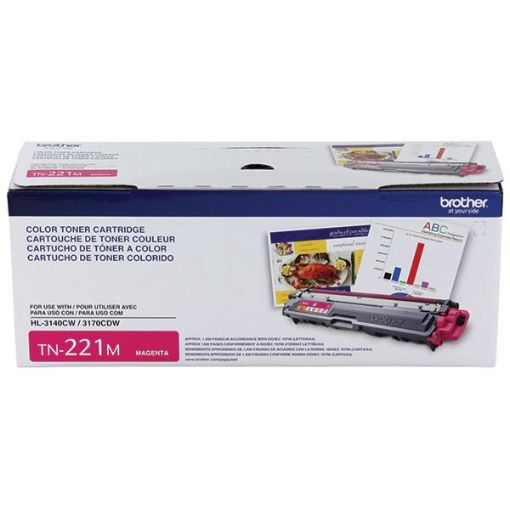 Picture of Brother TN-221M Magenta Toner Cartridge (1400 Yield)