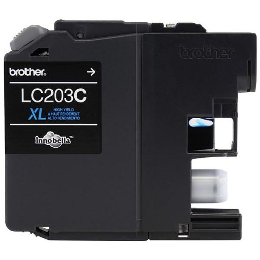 Picture of Brother LC203C High Yield Cyan Inkjet Cartridge (550 Yield)