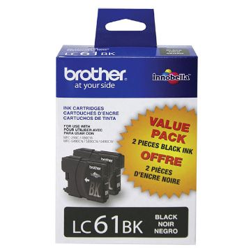 Brother LC612PKS Black Ink Cartridge (900 Yield) Brother LC612PKS Black Ink Cartridge (900 Yield)