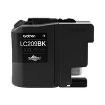 Brother LC209BK (LC209XXL) Super High Yield Black Ink Cartridge (2400 Yield) Brother LC209BK (LC209XXL) Super High Yield Black Ink Cartridge (2400 Yield)