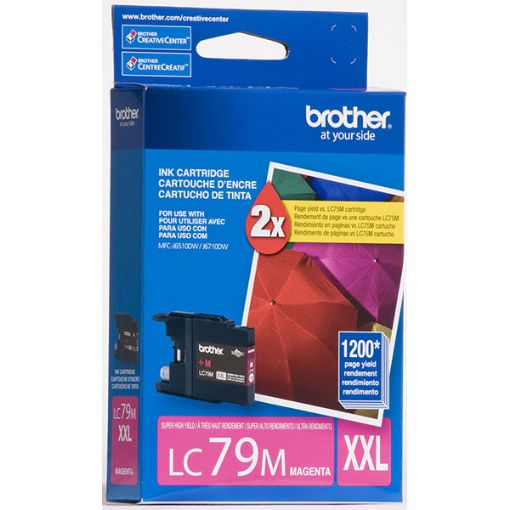 Picture of Brother LC79M Extra High Yield Magenta Inkjet Cartridge (1200 Yield)