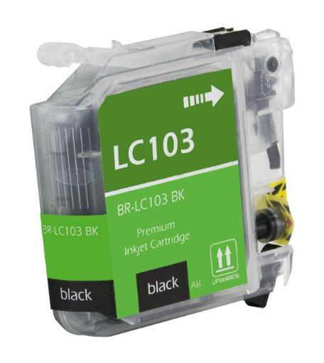 Picture of Compatible LC101Bk High Yield Black Inkjet Cartridge (600 Yield)