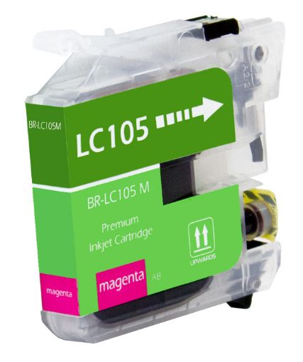 Picture of Compatible LC105M Extra High Yield Magenta Ink Cartridge (1200 Yield)