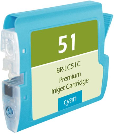 Picture of Compatible LC51C Cyan Inkjet Cartridge (400 Yield)