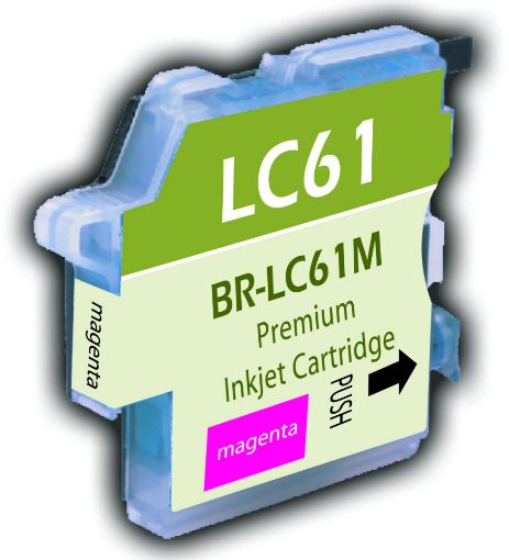 Picture of Compatible LC61M Magenta Inkjet Cartridge (325 Yield)