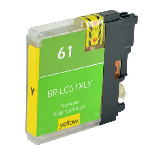 Picture of Compatible LC61XLY High Yield Yellow Toner Cartridge (1700 Yield)