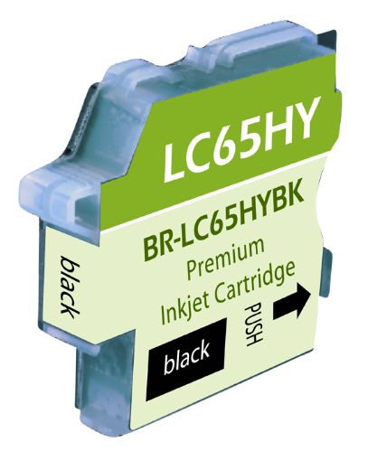 Picture of Compatible LC65HYBK Black Inkjet Cartridge (900 Yield)