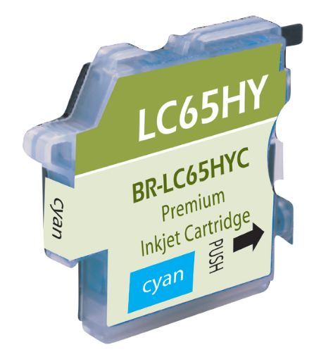 Picture of Compatible LC65HYC Cyan Inkjet Cartridge (750 Yield)
