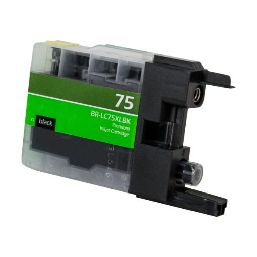 Picture of Compatible LC75XLBK High Yield Black Inkjet Cartridge (600 Yield)