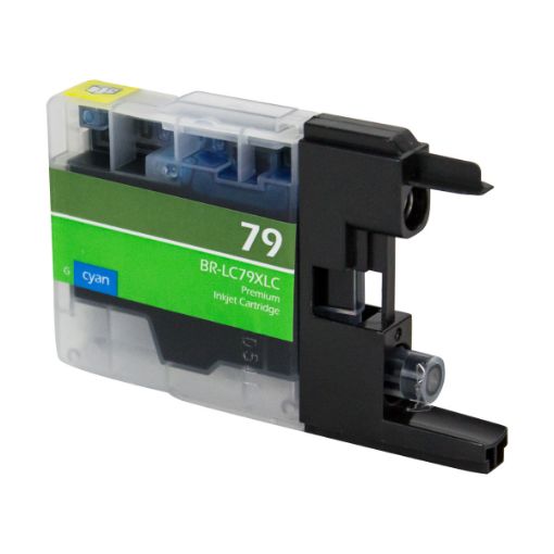 Picture of Compatible LC79C Extra High Yield Cyan Inkjet Cartridge (1200 Yield)