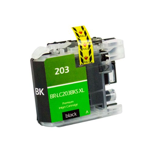 Picture of Compatible LC203Bk High Yield Black Inkjet Cartridge (550 Yield)