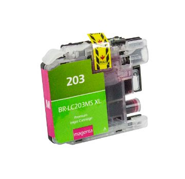 Compatible LC203M High Yield Magenta Inkjet Cartridge (550 Yield) Compatible LC203M High Yield Magenta Inkjet Cartridge (550 Yield)