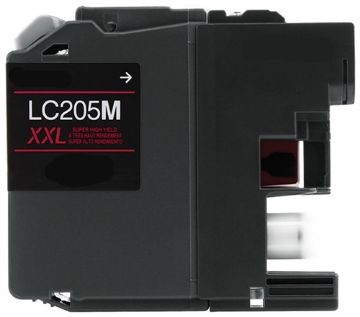 Compatible LC205M (LC205MXXLM) Super High Yield Magenta Inkjet Cartridge (1200 Yield) Compatible LC205M (LC205MXXLM) Super High Yield Magenta Inkjet Cartridge (1200 Yield)