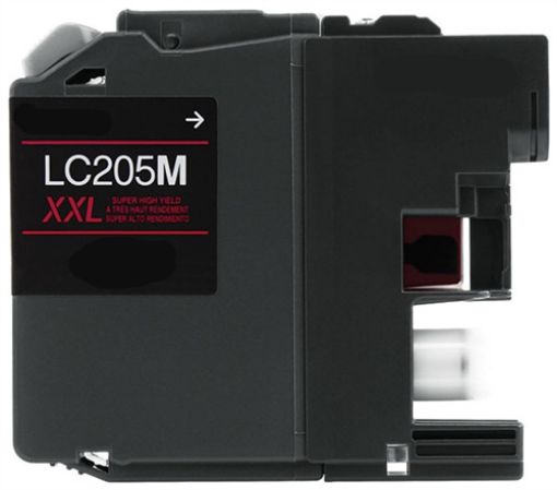 Picture of Compatible LC205M (LC205MXXLM) Super High Yield Magenta Inkjet Cartridge (1200 Yield)