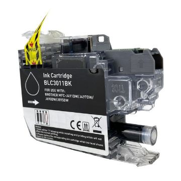 Compatible LC3011Bk Black Ink Cartridge (200 Yield)   Compatible LC3011Bk Black Ink Cartridge (200 Yield)