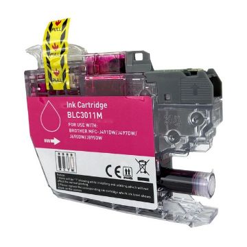 Compatible LC3011M Magenta Ink Cartridge (200 Yield)  Compatible LC3011M Magenta Ink Cartridge (200 Yield)