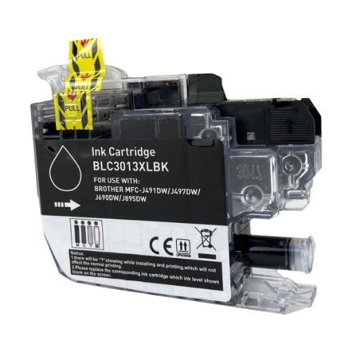 Picture of Compatible LC3013Bk High Yield Black Ink Cartridge (400 Yield)