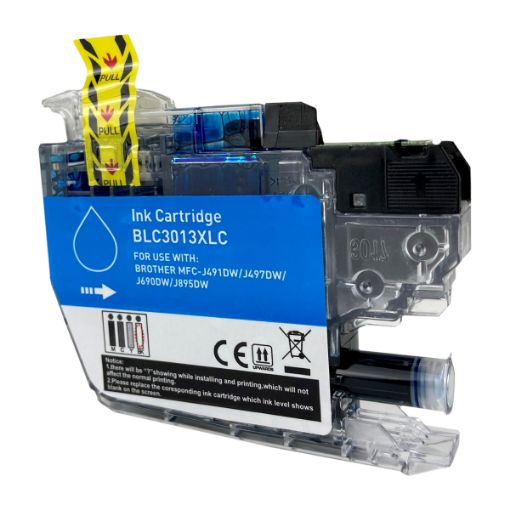 Picture of Compatible LC3013C High Yield Cyan Ink Cartridge (400 Yield)