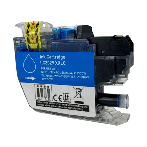 Picture of Compatible LC3029C Super High Yield Cyan Ink Cartridge (1500 Yield)