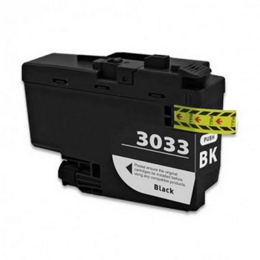 Picture of Compatible LC3033Bk Super High Yield Black Inkjet Cartridge (3000 Yield), No Box