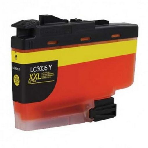 Picture of Compatible LC3035Y Ultra High Yield Yellow Inkjet Cartridge (5000 Yield), No Box