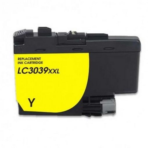 Picture of Compatible LC3039Y Ultra High Yield Yellow Inkjet Cartridge (5000 Yield), No Box