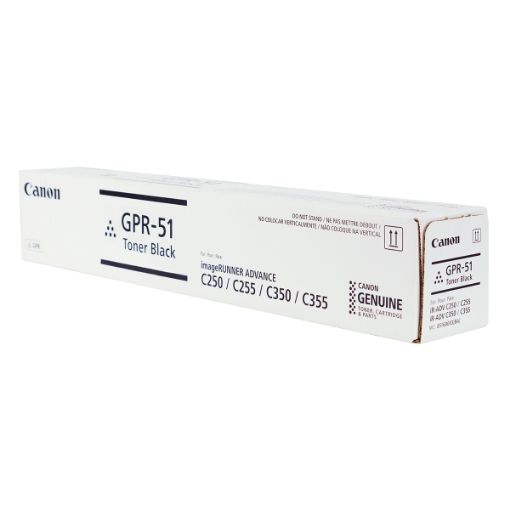 Picture of Canon 8516B003AA (GPR-51BK) Black Toner Cartridge (19000 Yield)