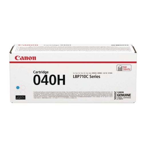 Picture of Canon 0459C001 (Canon 040H) High Yield Cyan Toner Cartridge (10000 Yield)