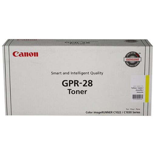 Picture of Canon 1657B004AA (GPR-28Y) Yellow Toner Printer Cartridge (6000 Yield)