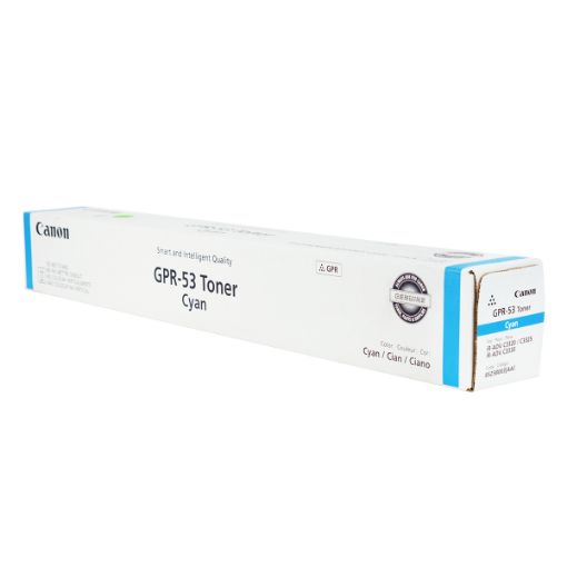 Picture of Canon 8525B003AA (GPR-53C) Cyan Toner Cartridge (19000 Yield)