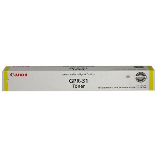 Picture of Canon 2802B003AA (GPR-31Y) Yellow Toner Cartridge (27000 Yield)