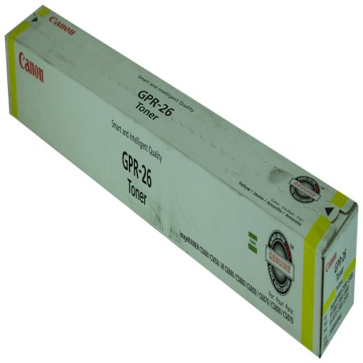 Picture of Canon 2450B003AA (GPR-26Y) Yellow Toner Printer Cartridge (9500 Yield)