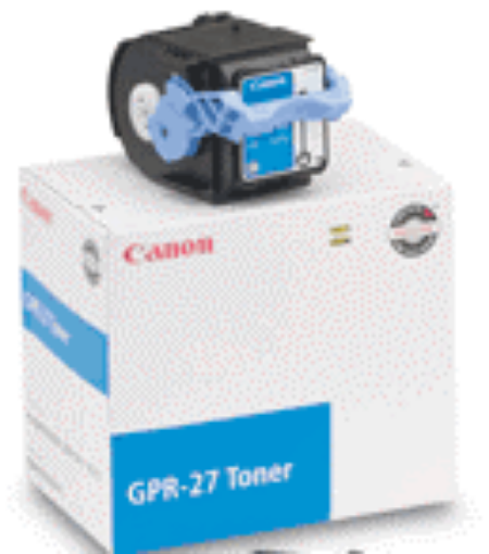 Picture of Canon 9644A008AA (GPR-27C) Cyan Toner Printer Cartridge (6000 Yield)