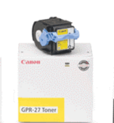 Picture of Canon 9642A008AA (GPR-27Y) Yellow Toner Cartridge (6000 Yield)