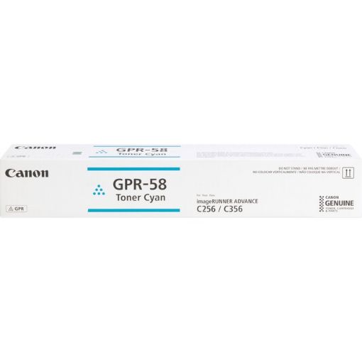 Picture of Canon 2183C003AA (GPR-58C) Cyan Toner Cartridge (18000 Yield)