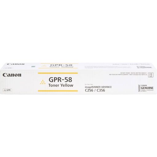 Picture of Canon 2185C003AA (GPR-58Y) Yellow Toner Cartridge (18000 Yield)